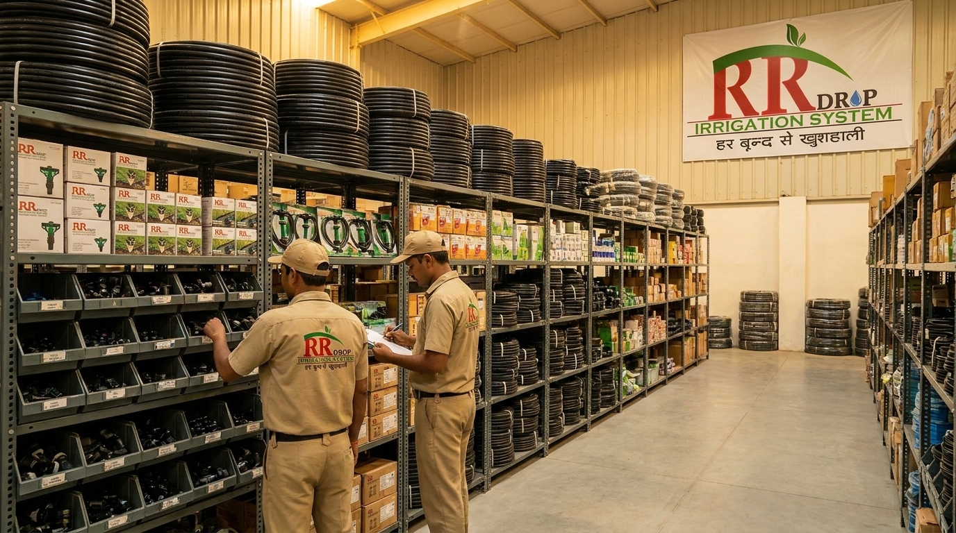 RR Drip warehouse and stock
